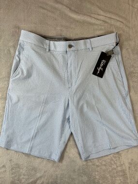 Walter Hagen Perfect 11 Men's Golf Shorts Flat Front W36 10" Inseam NWT